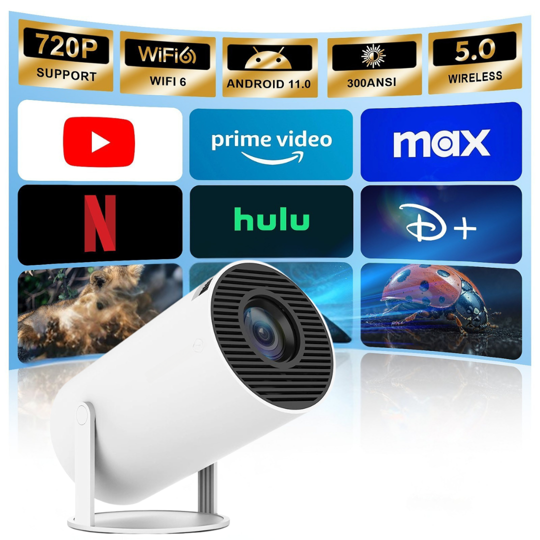بروجكتر HY300 Pro بدقة 4K ونظام أندرويد 11