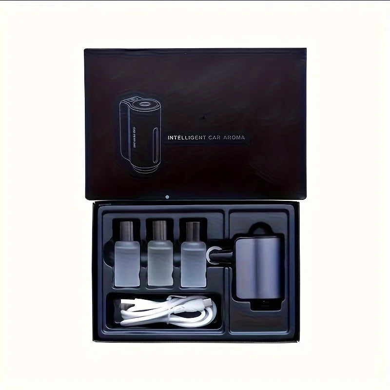 منقّي هواء السيارة مع موزّع العطر والزيوت العطرية – Aromatherapy ذكي
